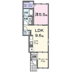 フルール　アン　シエルの物件間取画像